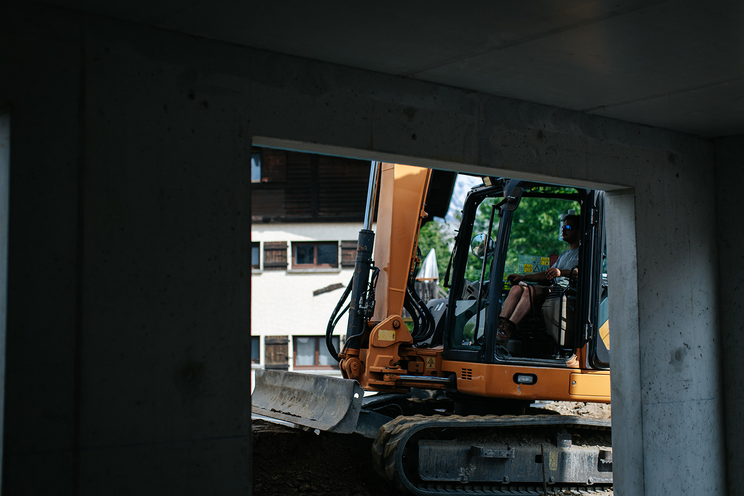 Photo d'une pelleteuse de l'entreprise CONDOLO TP