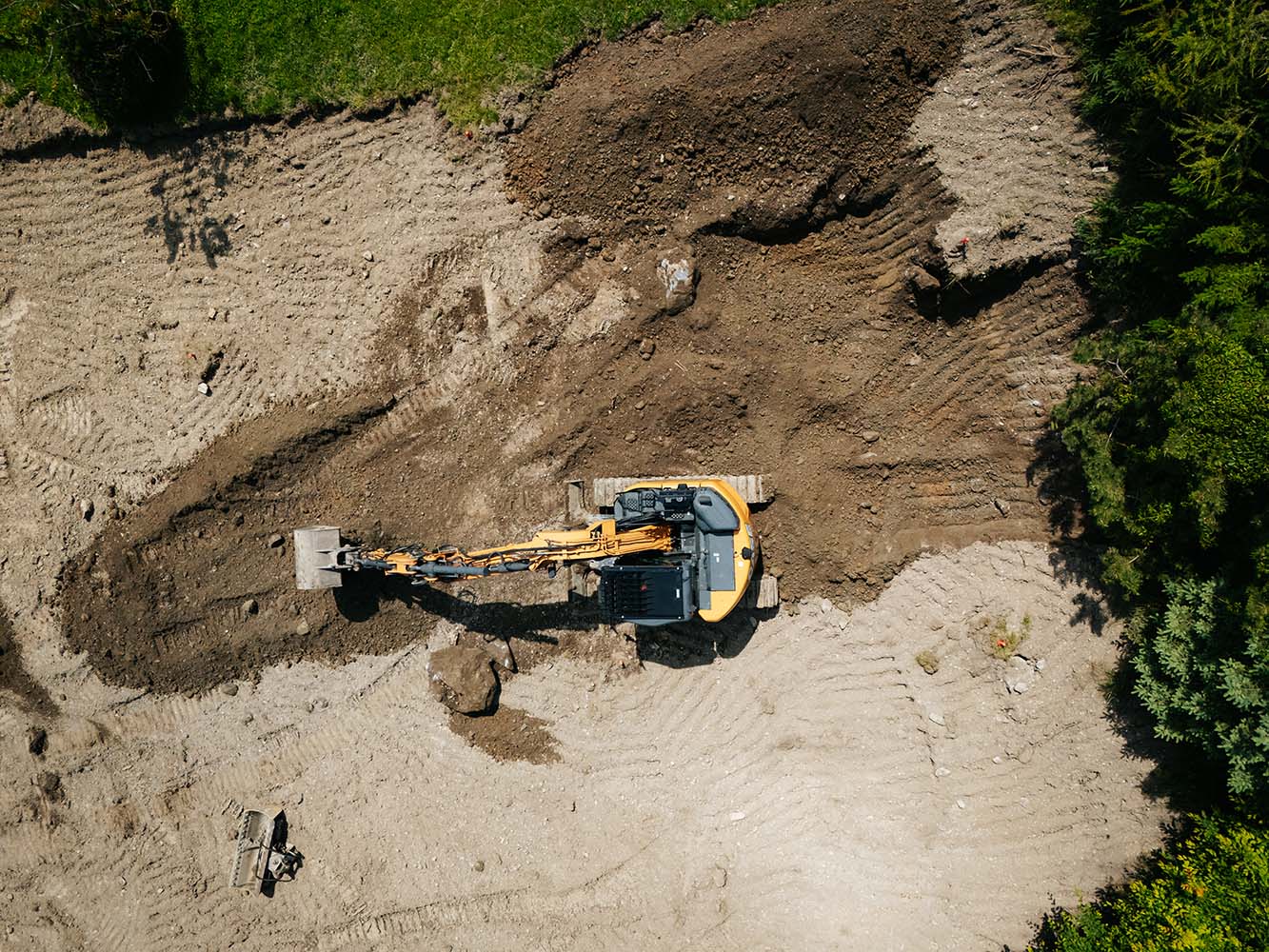 Photo de travaux de terrassement - Société CONDOLO TP